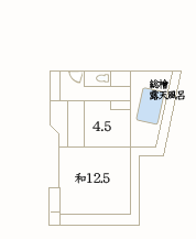 レギュラー 和室12.5畳+4.5畳 間取り