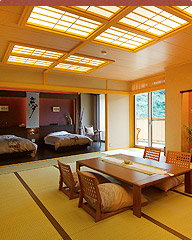 荘檜風呂の客室 本館